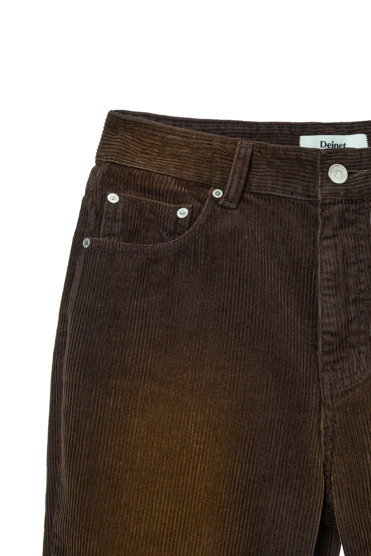 Deinet - Straight Brush Corduroy Pants (Dark Brown) product image 9 | TRAB K-Fashion Australia