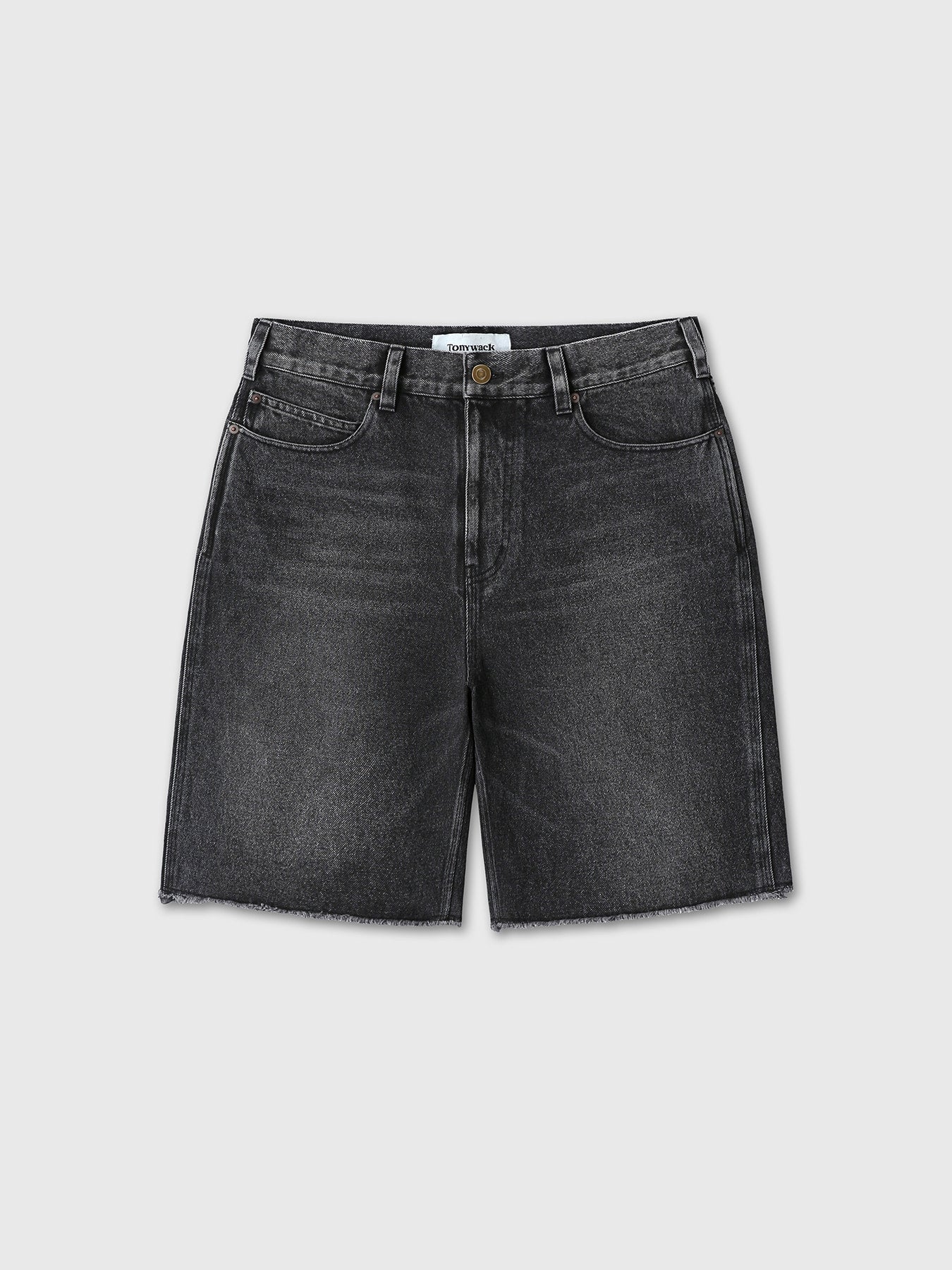 Tonywack - Raw Hem Denim Shorts (Vintage Black) product image 9 | TRAB K-Fashion Australia