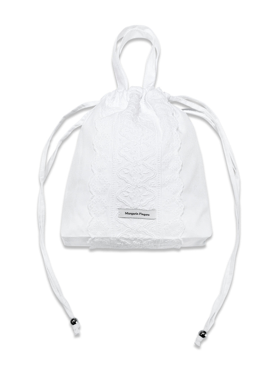 Margarin Fingers - Lace String Mini Bag (White) product image 2 | TRAB K-Fashion Australia