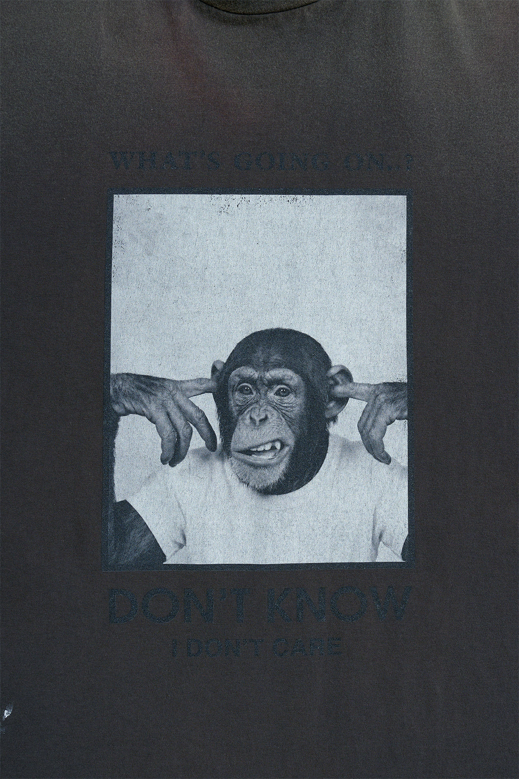 STU - Monkey T-shirt (Charcoal) product image 16 | TRAB K-Fashion Australia