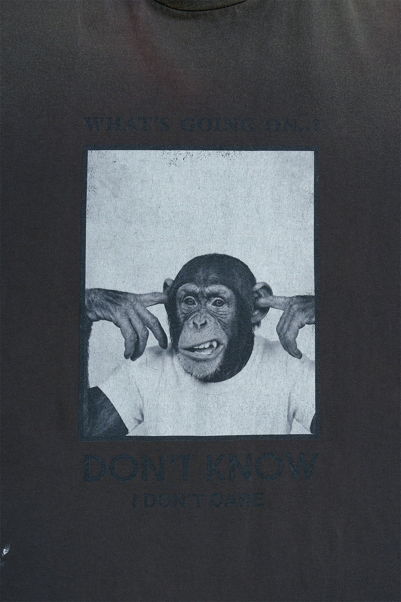 STU - Monkey T-shirt (Charcoal) product image 16 | TRAB K-Fashion Australia