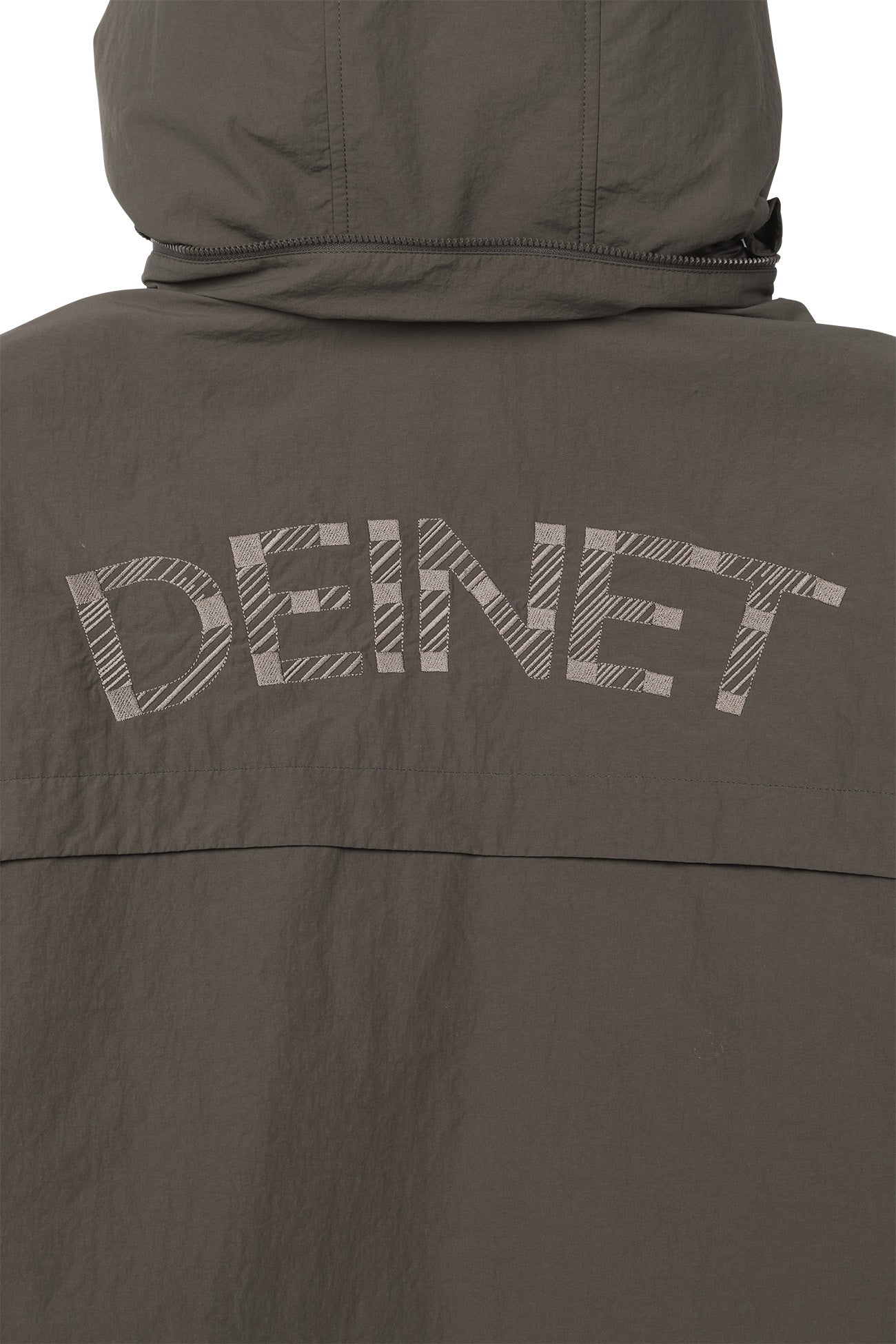 Deinet - Parka Ring Hooded Cropped Jumper (Khaki) product image 16 | TRAB K-Fashion Australia