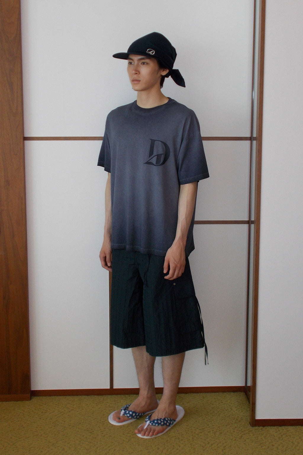 Deinet - Washed Logo T-Shirt (Black) product image 2 | TRAB K-Fashion Australia
