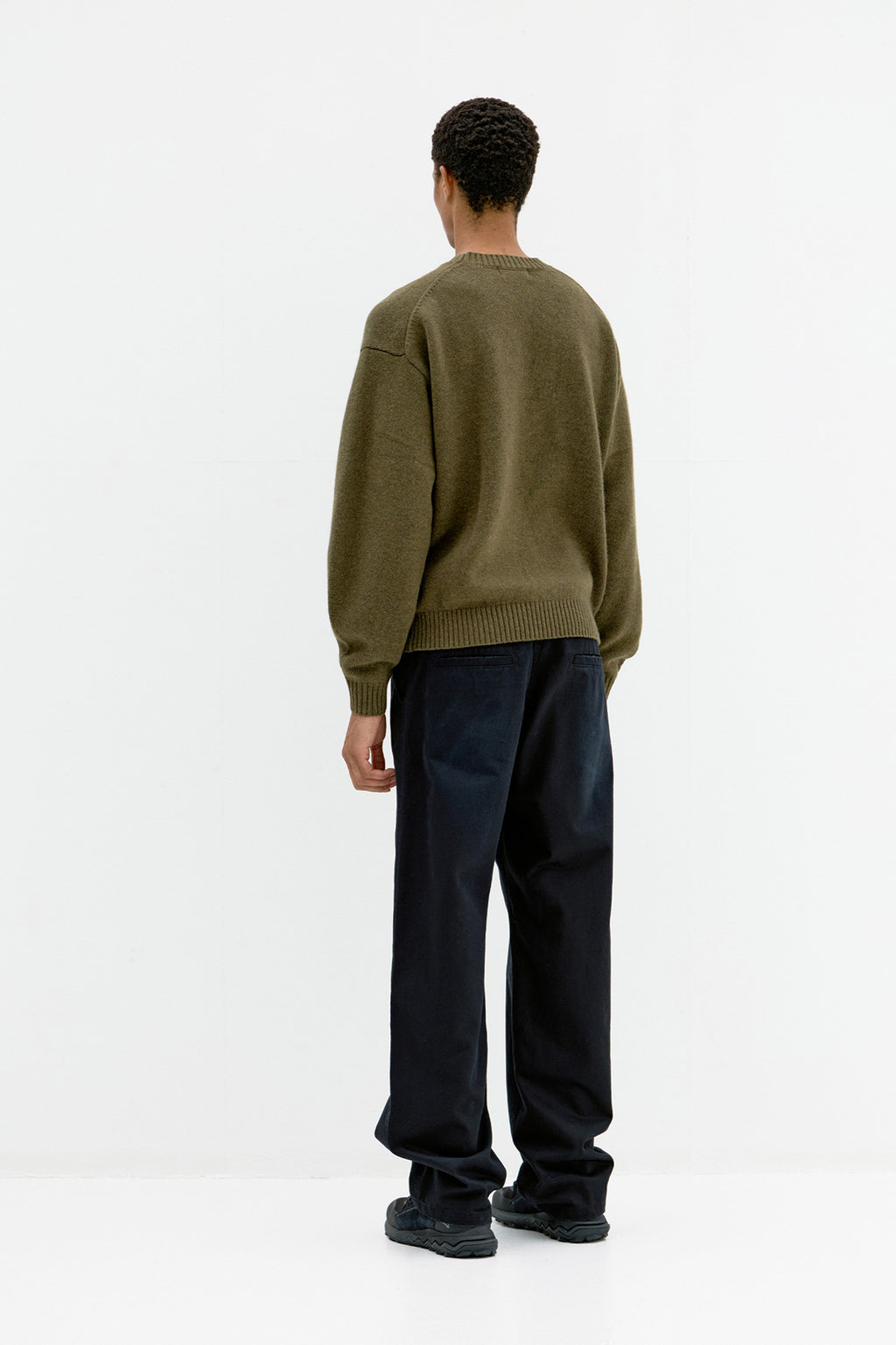 Coor - Damage Brushed Chino Pants (Washed Black) product image 4 | TRAB K-Fashion Australia