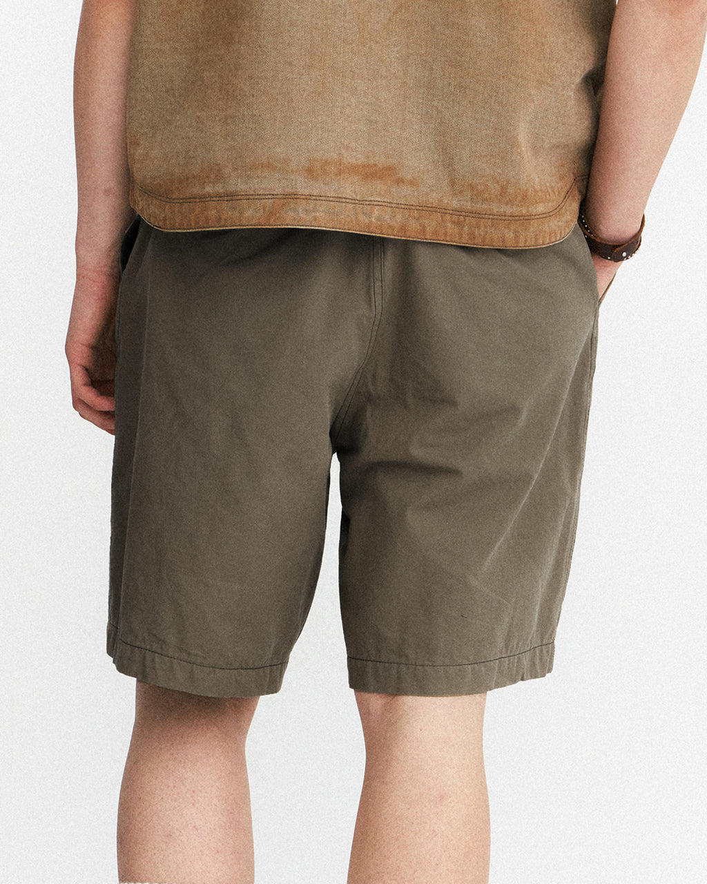 Eastlogue - Belted Cattleman Shorts (Khaki) product image 8 | TRAB K-Fashion Australia