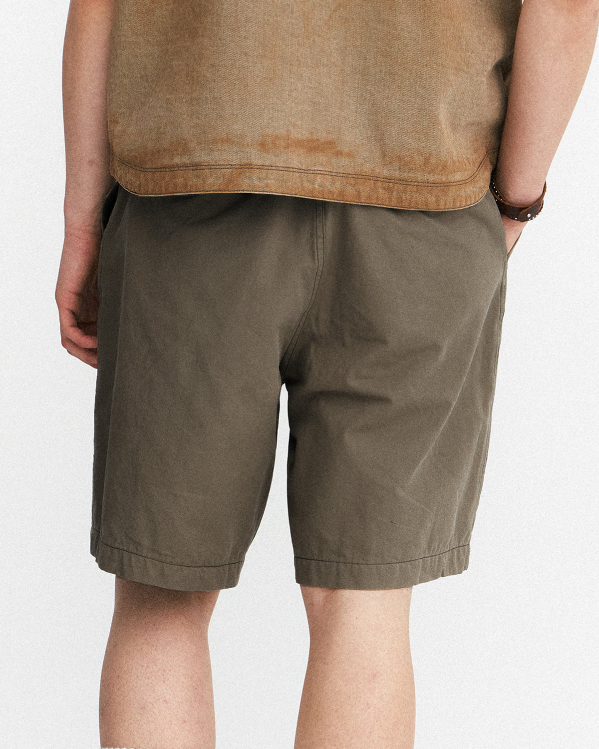 Eastlogue - Belted Cattleman Shorts (Khaki) product image 8 | TRAB K-Fashion Australia