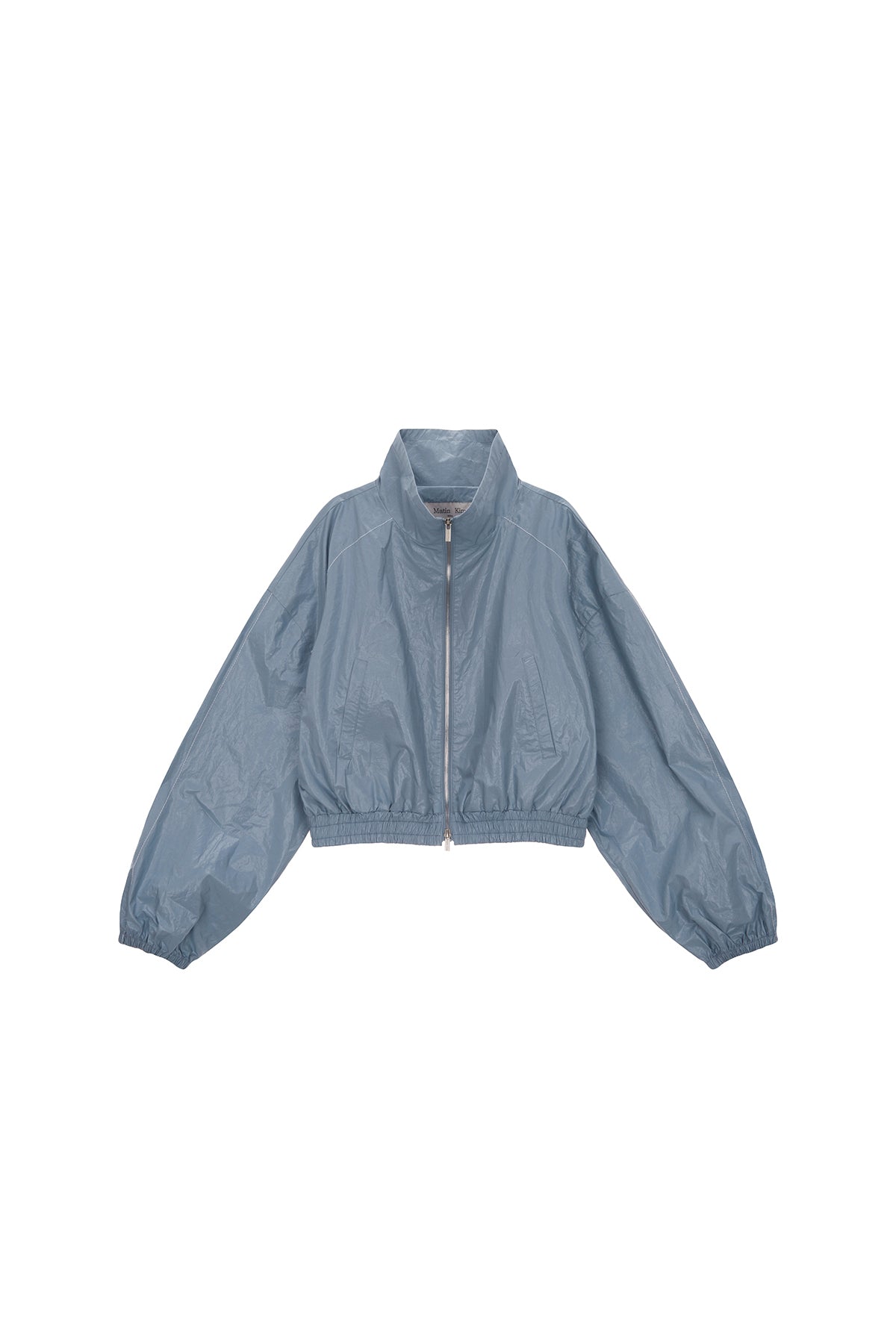 Matin Kim - Matin Coating Crop Blouson (Sky) product image 2 | TRAB K-Fashion Australia