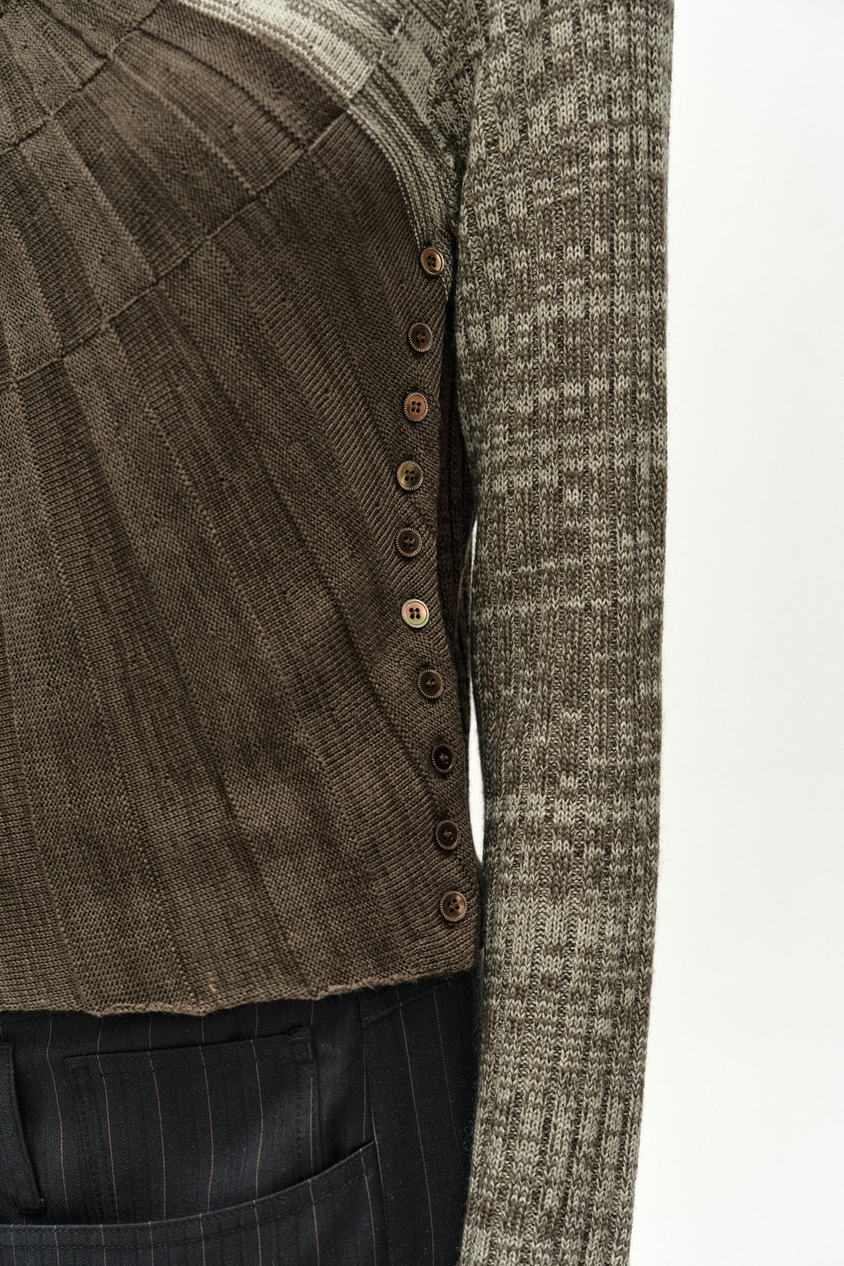 Andersson Bell - Asymmetric Twist Button Top (Multi) product image 8 | TRAB K-Fashion Australia