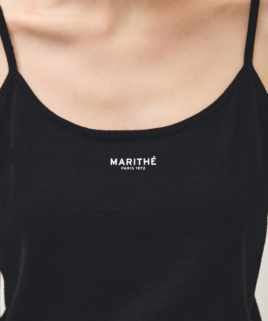 Marithe & Francois Girbaud - Basic Knit Cardigan Setup (Black) product image 5 | TRAB K-Fashion Australia
