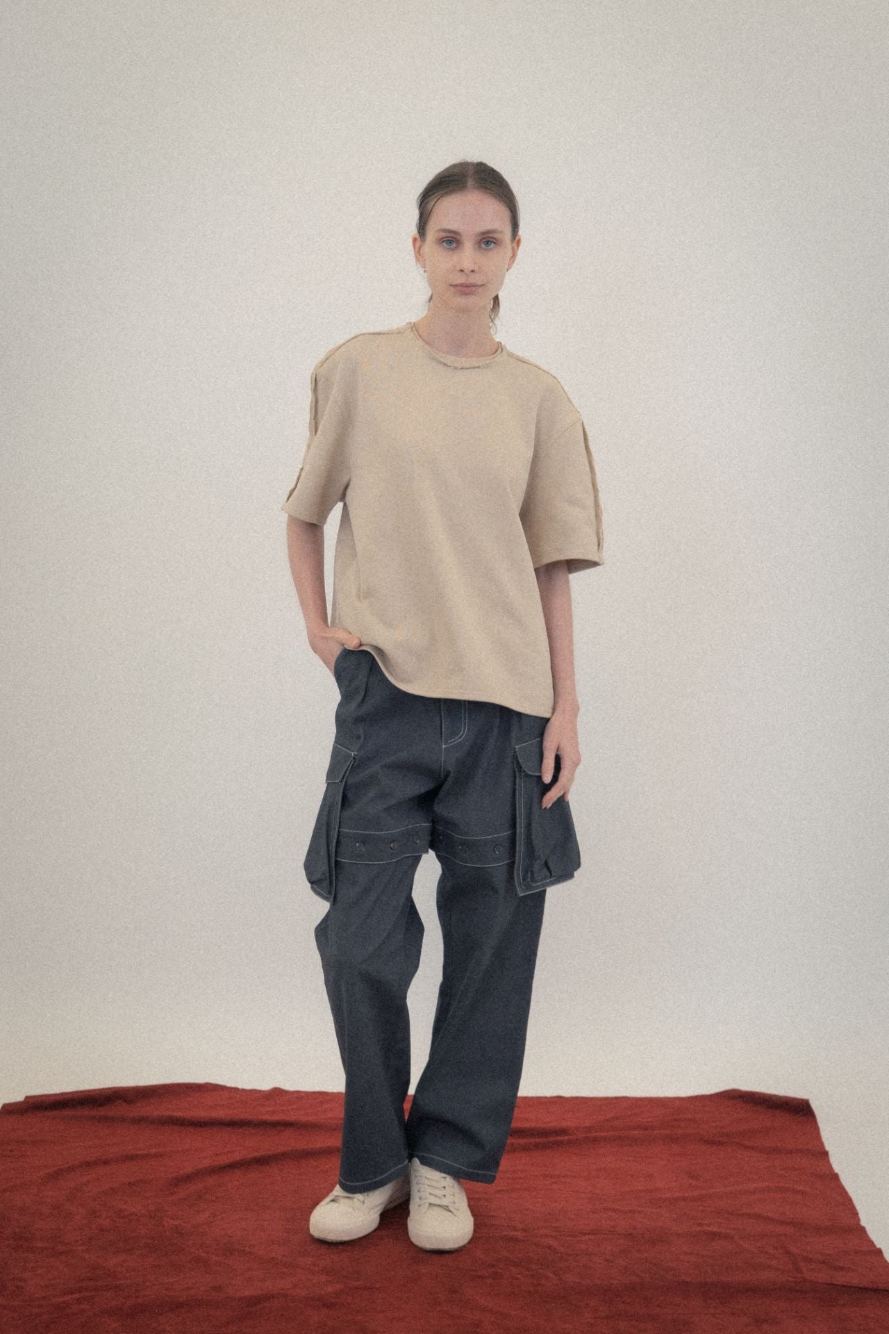 Ioedle - Assembled Cargo Pants With Screws Loosened (Charcoal) product image 9 | TRAB K-Fashion Australia