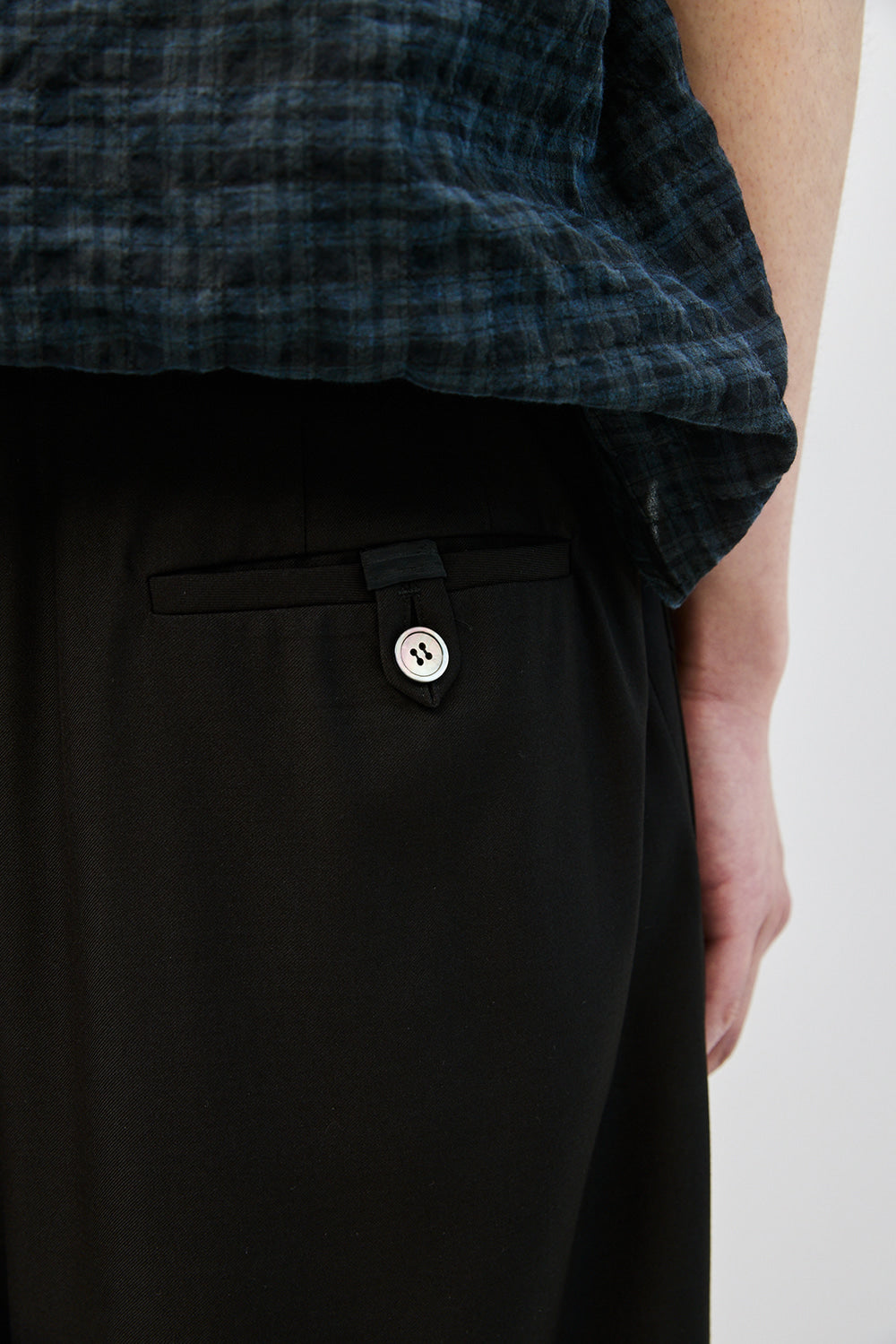 Hatchingroom - Contrast Trousers (Black) product image 9 | TRAB K-Fashion Australia