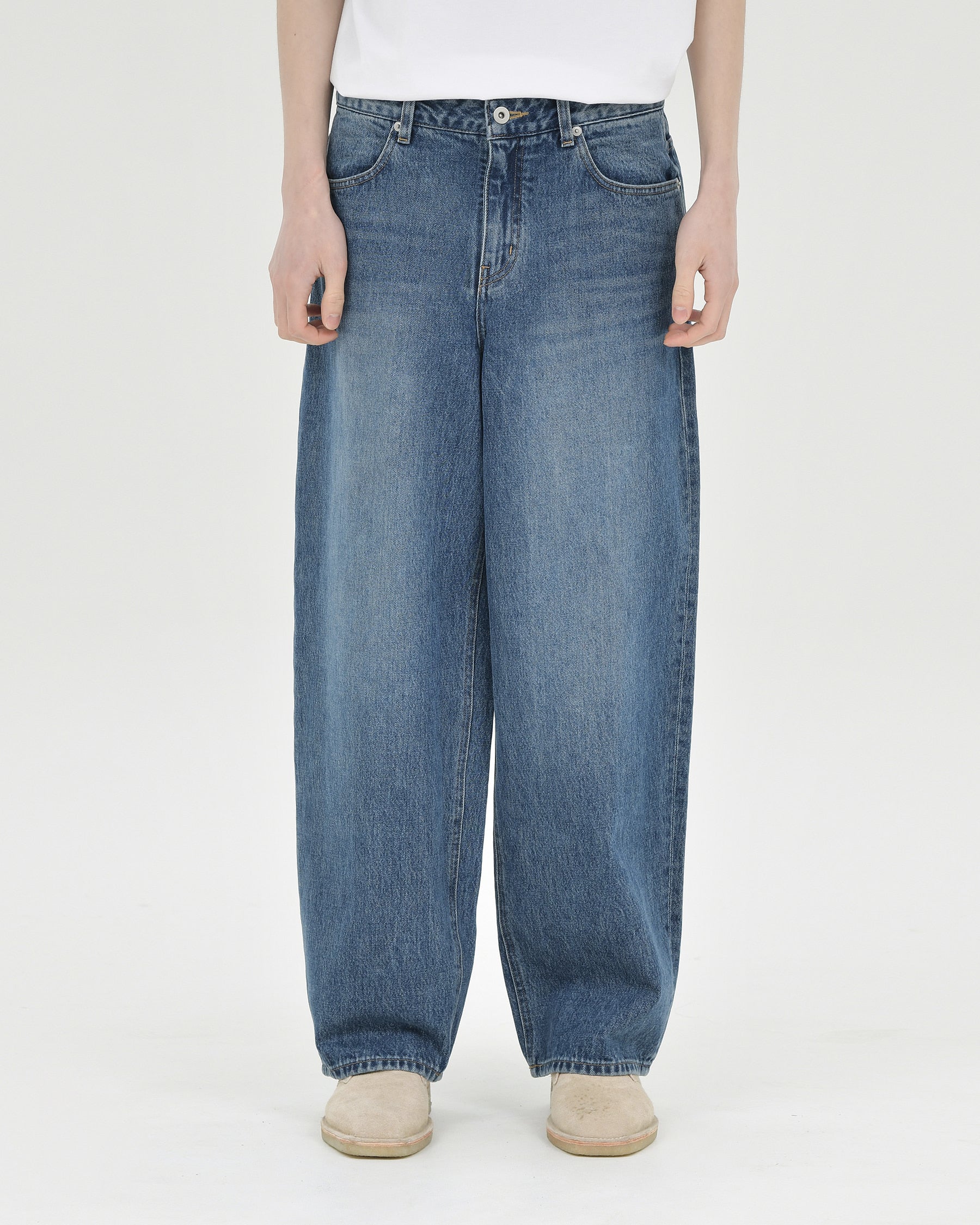 Brownyard - Wide Denim (Mid Blue) product image 1 | TRAB K-Fashion Australia