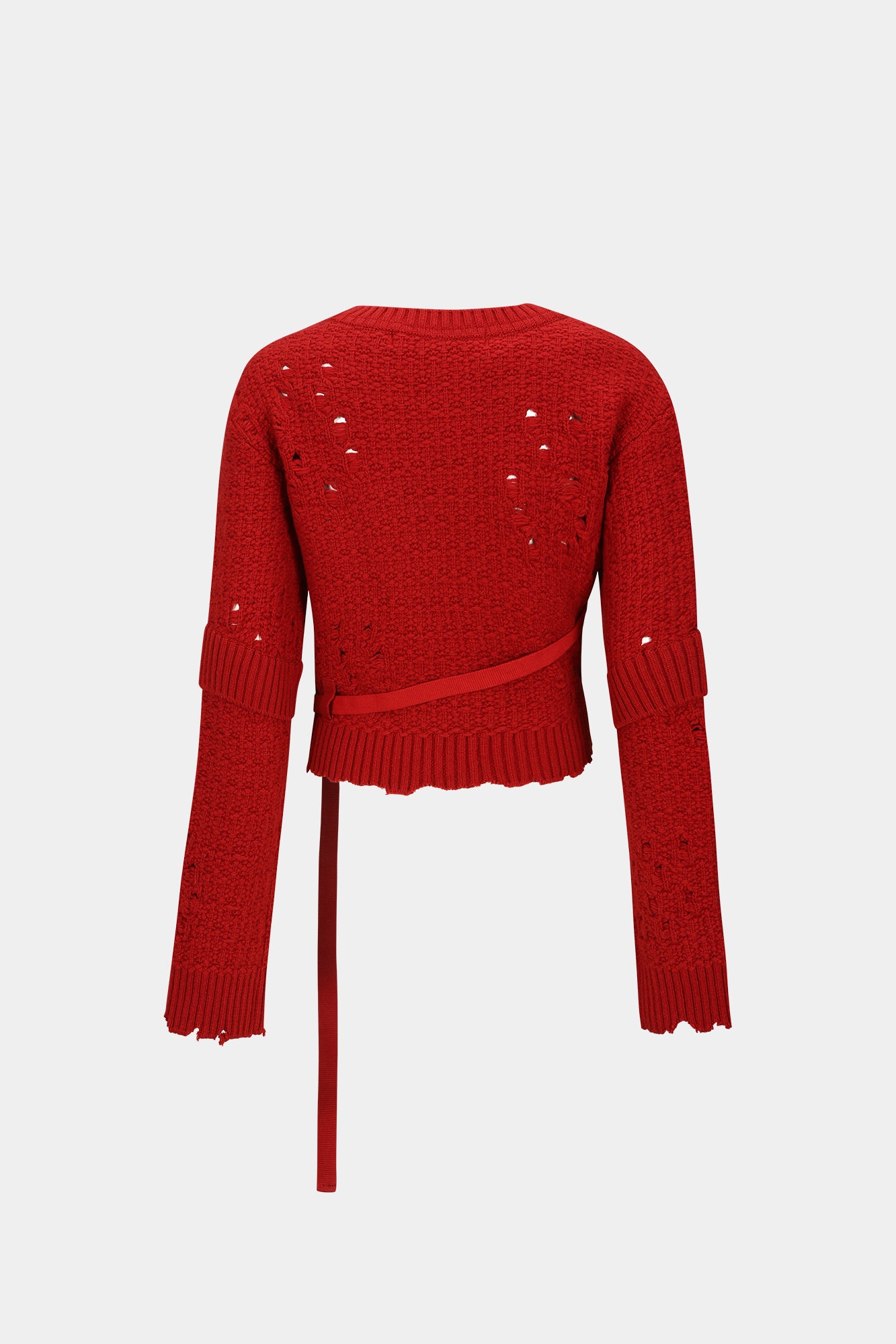 Andersson Bell - Nora Strap Knit Pullover (Scarlet) product image 9 | TRAB K-Fashion Australia
