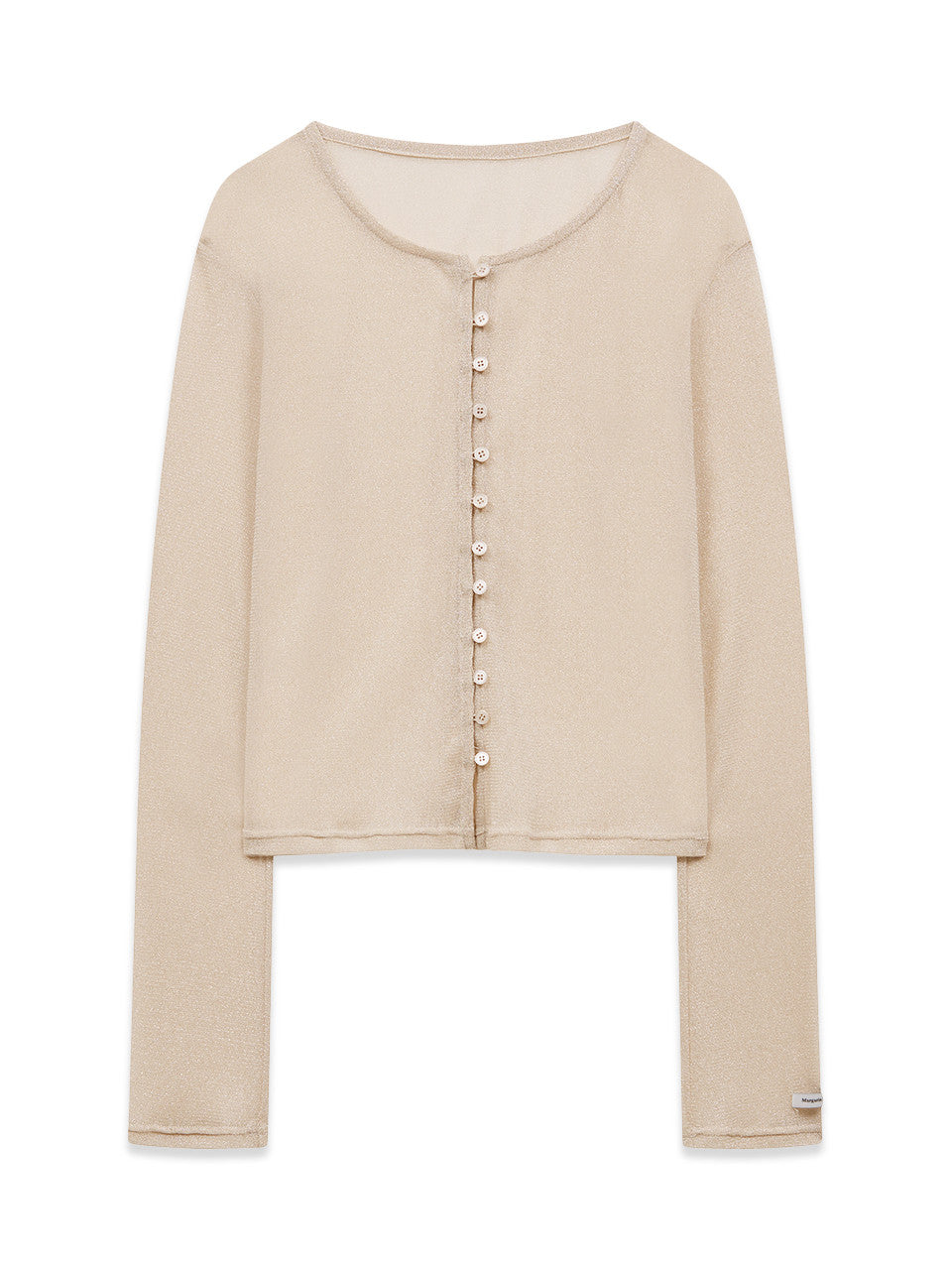 Margarin Fingers - Sheer Slim Cardigan (Peach) product image 2 | TRAB K-Fashion Australia