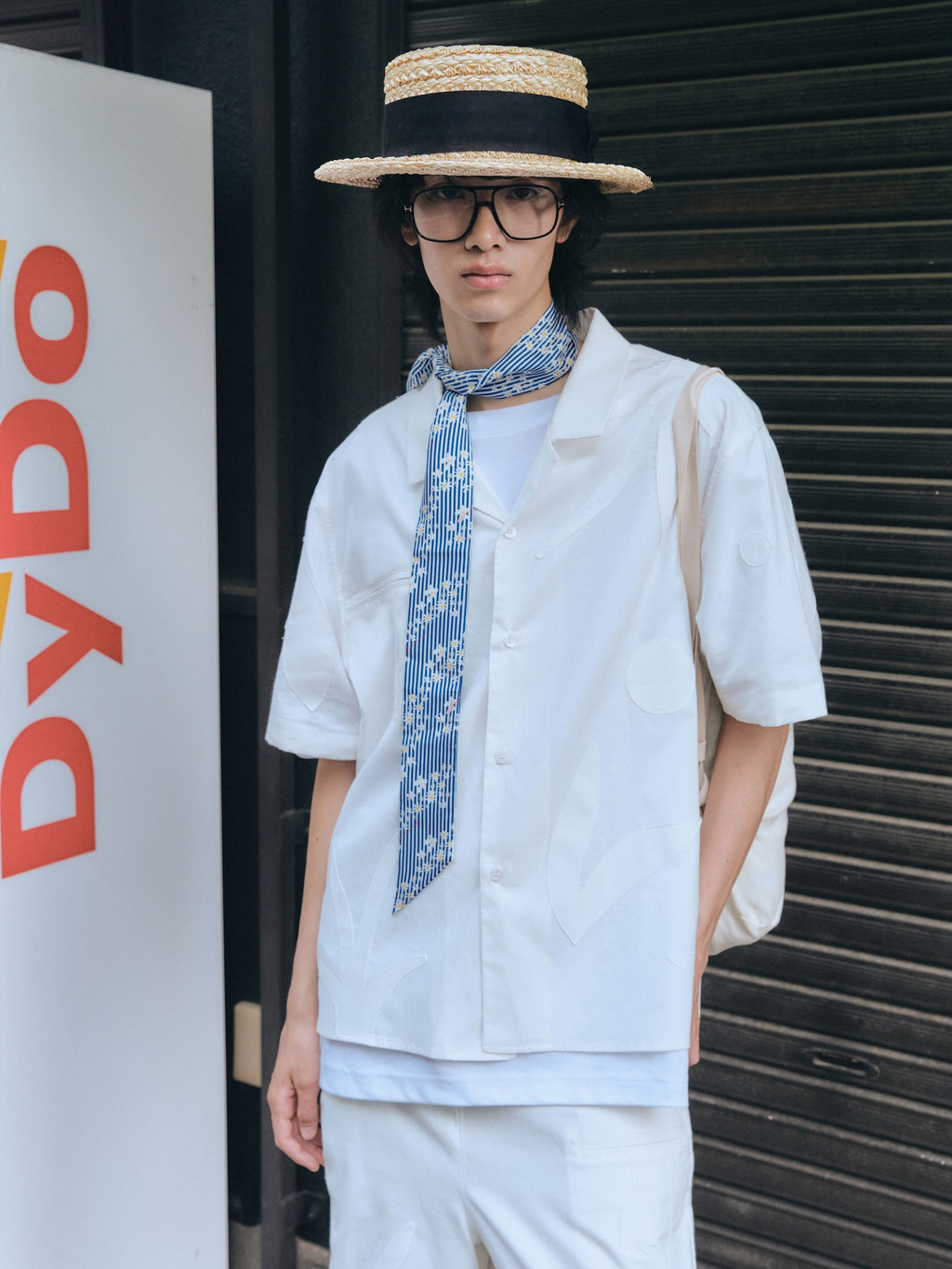 Stu - Garden Patch Shirt (Cream) product image 6 | TRAB K-Fashion Australia