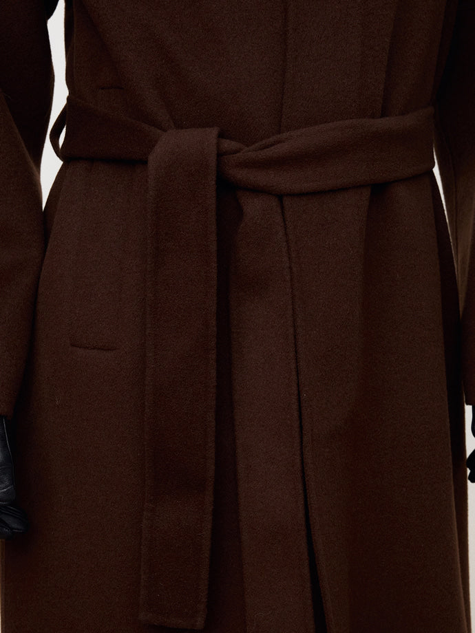 Tonywack - Hand-Made Wool Cashmere Stand-Collar Coat (Penny Brown) product image 12 | TRAB K-Fashion Australia