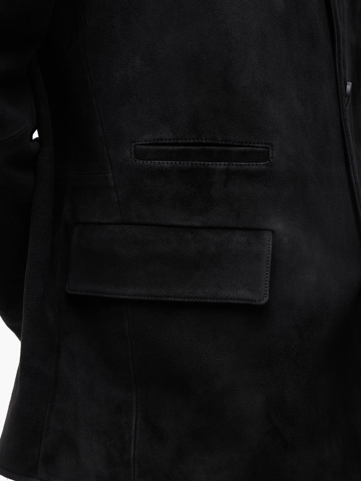 Jiyong Kim - Goat Suede Work Jacket (Black) product image 7 | TRAB K-Fashion Australia