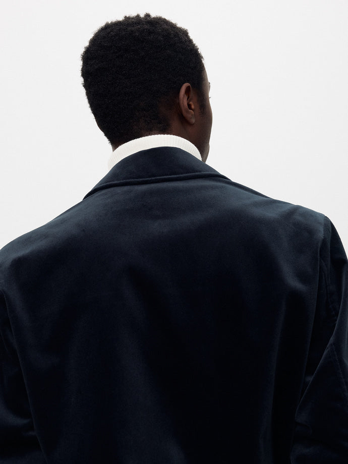 Tonywack - Velvet Blouson Jacket (Dark Navy) product image 7 | TRAB K-Fashion Australia