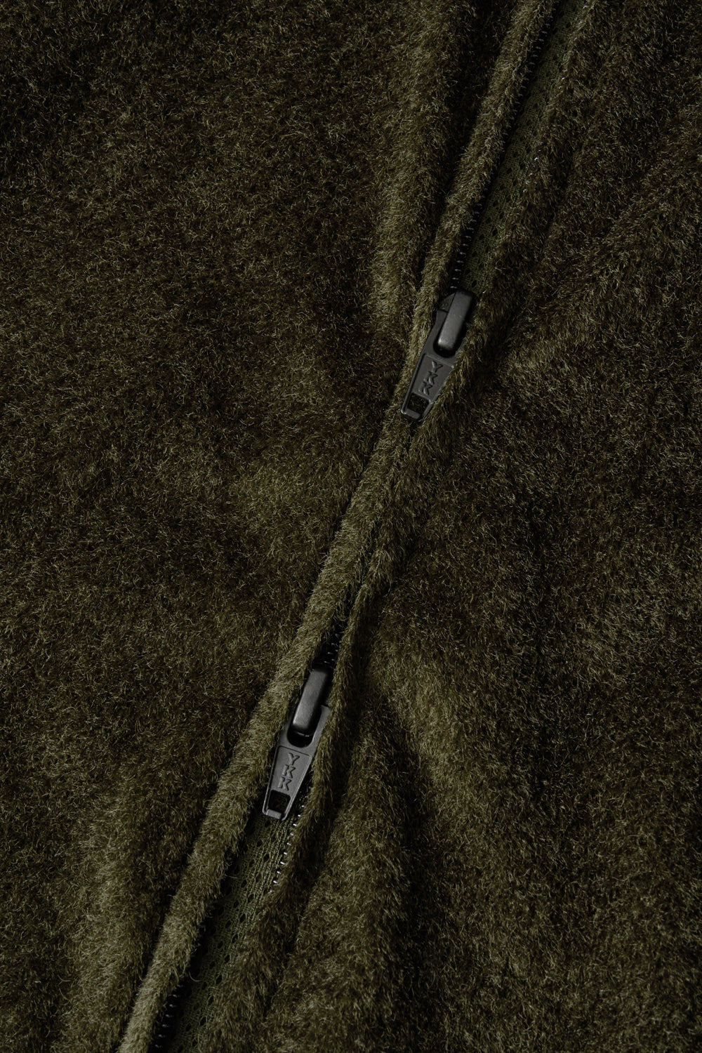 Hatchingroom - Fuzzy Mesh Hoodie (Khaki) product image 4 | TRAB K-Fashion Australia
