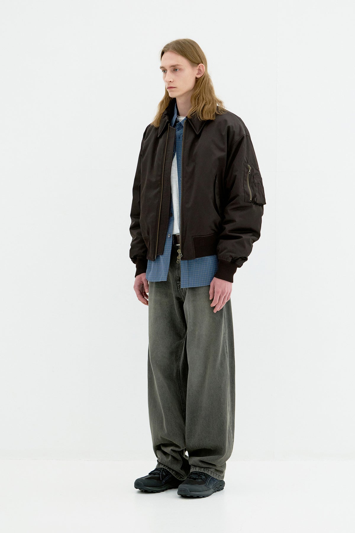 Coor - Collar Neck Down Puffer (Dark Brown) product image 3 | TRAB K-Fashion Australia