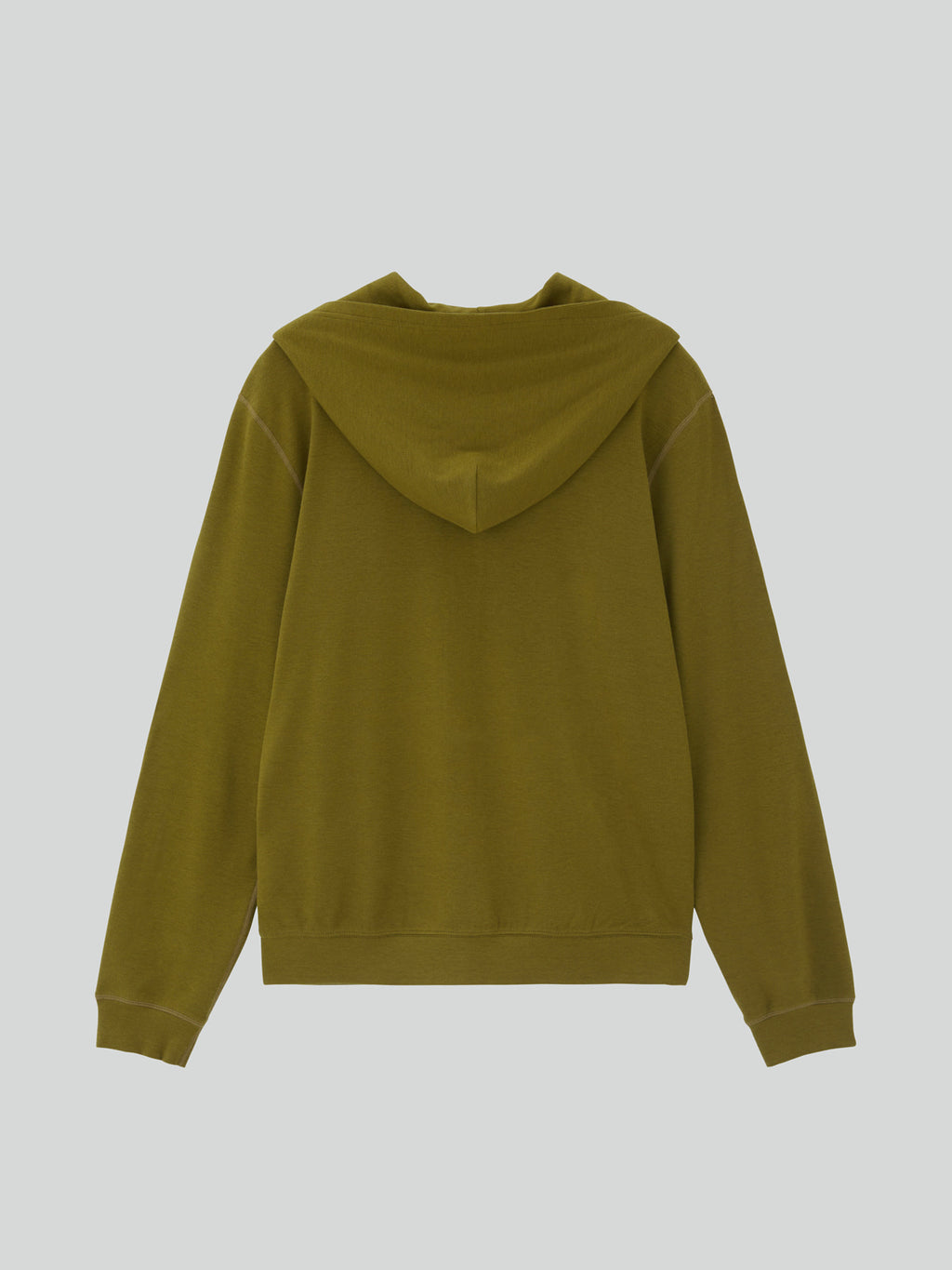 Recto - Wool Tencel Zip Hoodie (Olive) product image 2 | TRAB K-Fashion Australia