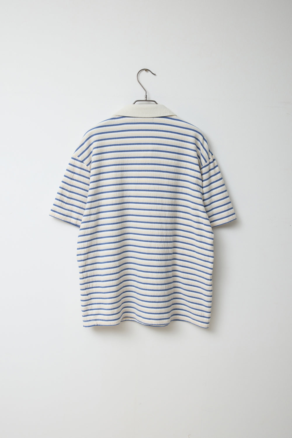 Hatchingroom - Stripe Polo Tee Sky (Blue) product image 2 | TRAB K-Fashion Australia