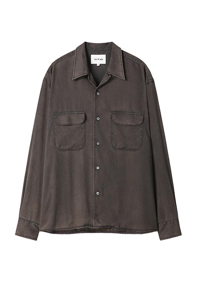 Art if acts - Tencel Two Pocket Shirt (Charcoal) product image 8 | TRAB K-Fashion Australia