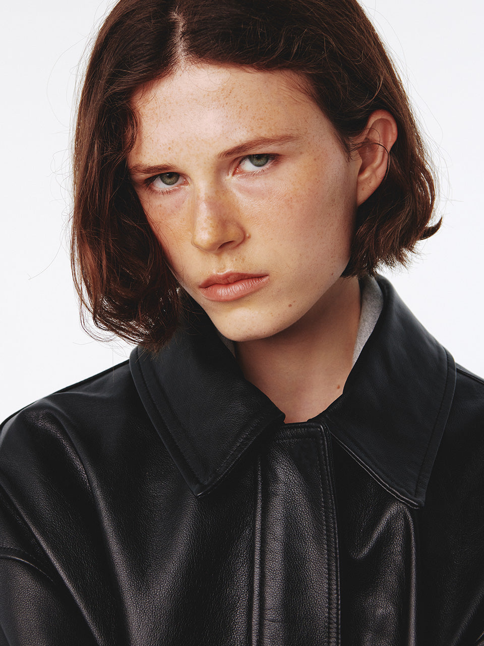 Kijun - Leather Jumper (Black) product image 5 | TRAB K-Fashion Australia
