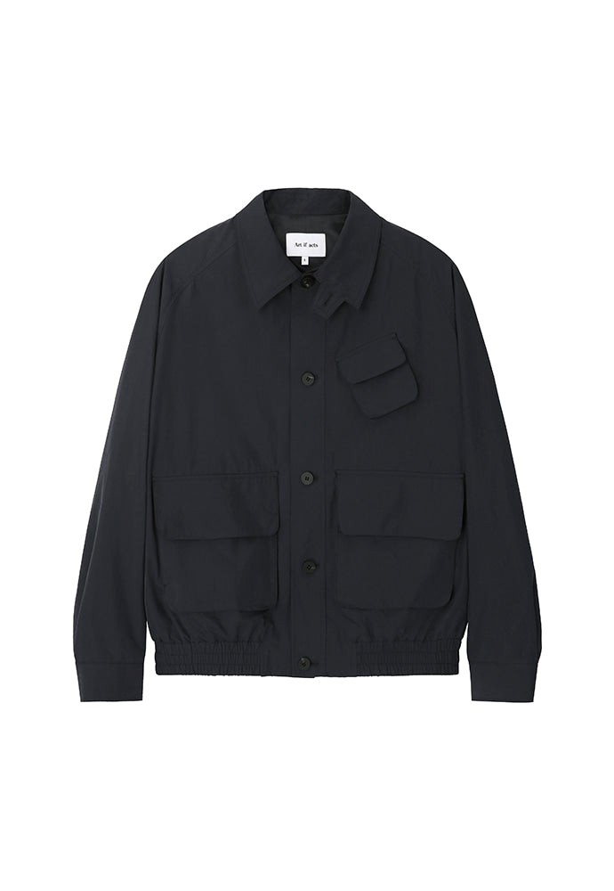 Art if acts - Three Pocket Blouson (Dark Navy) product image 7 | TRAB K-Fashion Australia