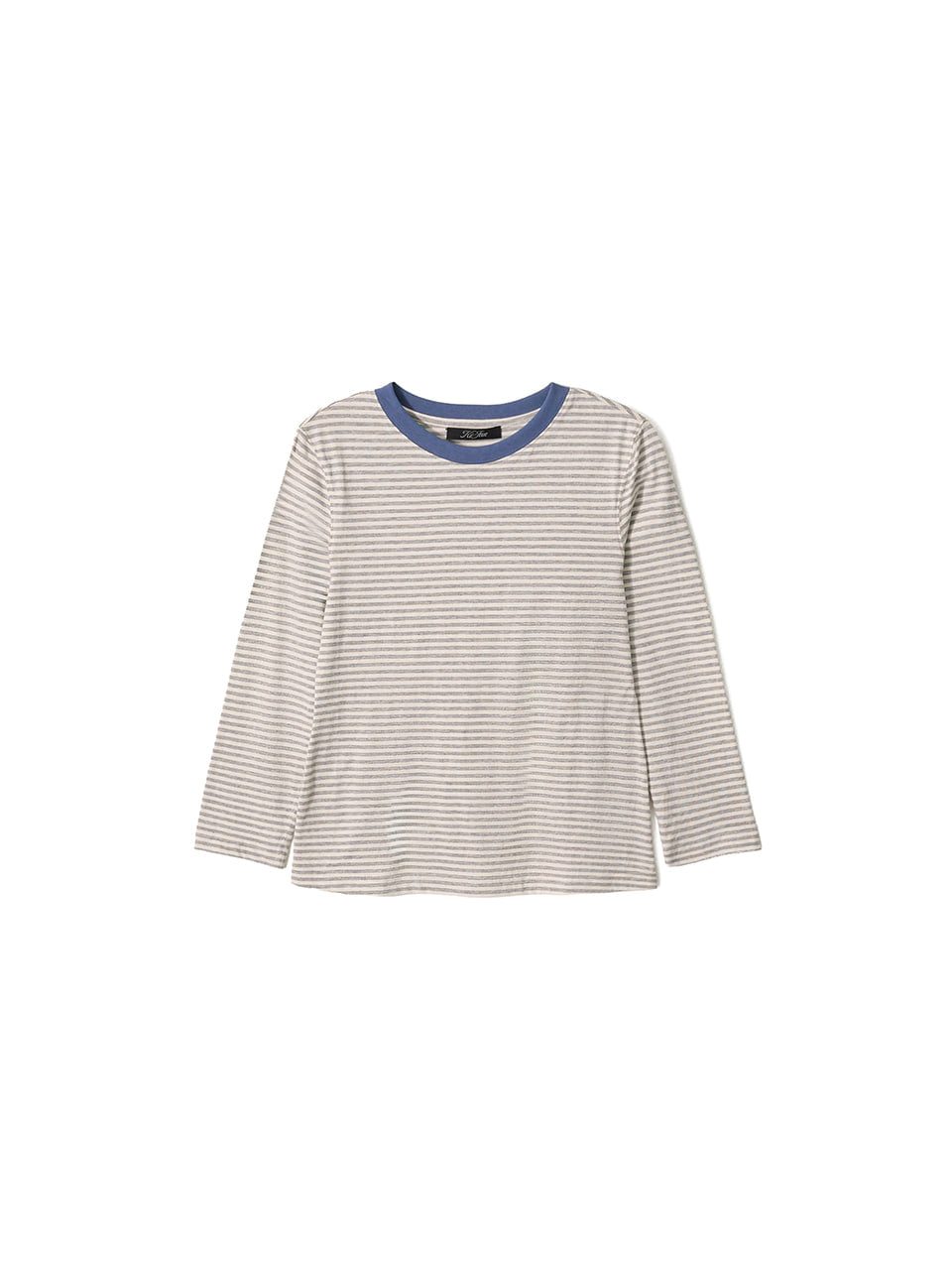 Kijun - Stripe Mid Sleeve Tee (Melange Grey) product image 9 | TRAB K-Fashion Australia