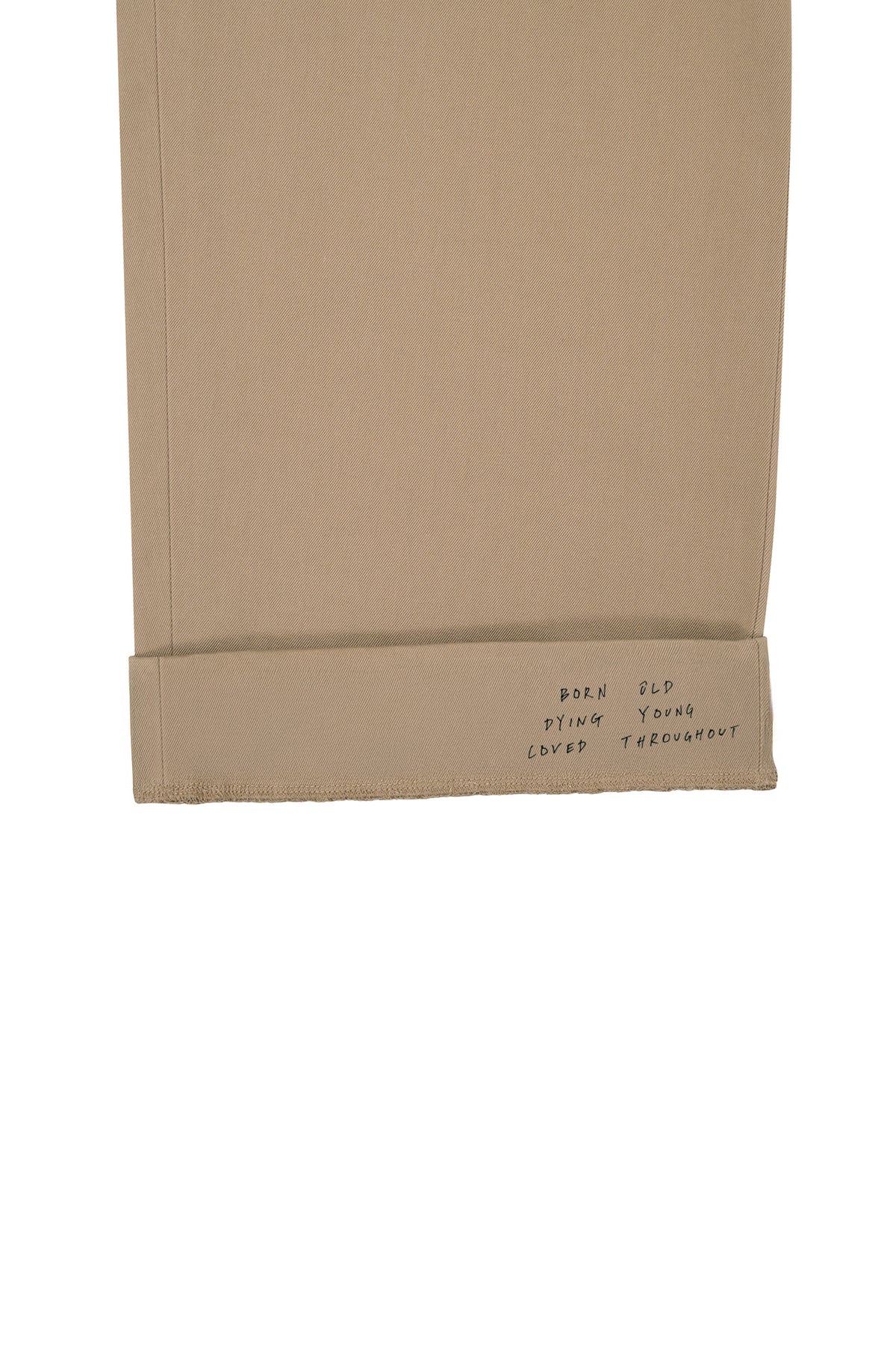 STU - Arch Pleat Cotton Pants (Beige) product image 19 | TRAB K-Fashion Australia