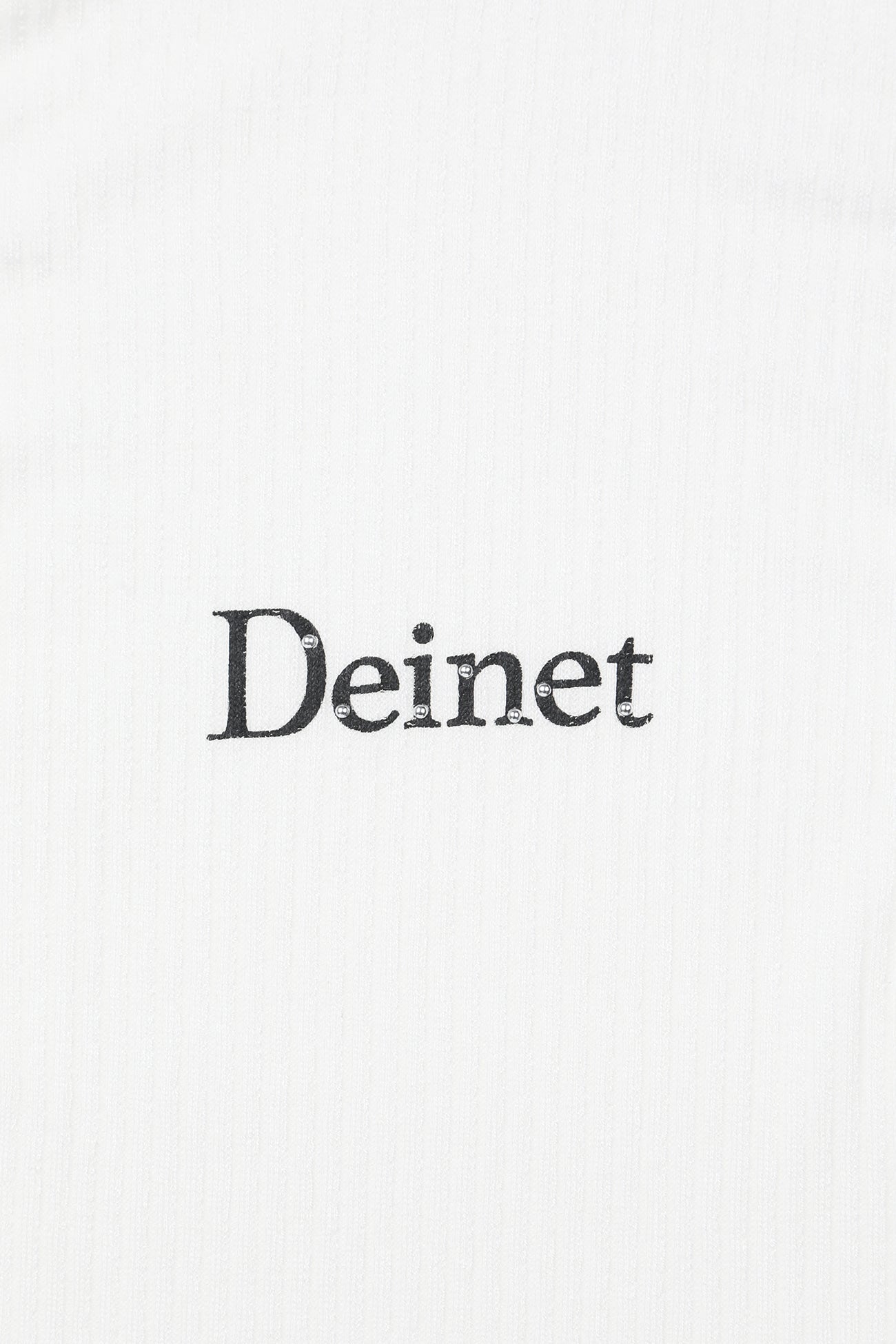 Deinet - Logo Shirring Sleeveless (White) product image 4 | TRAB K-Fashion Australia