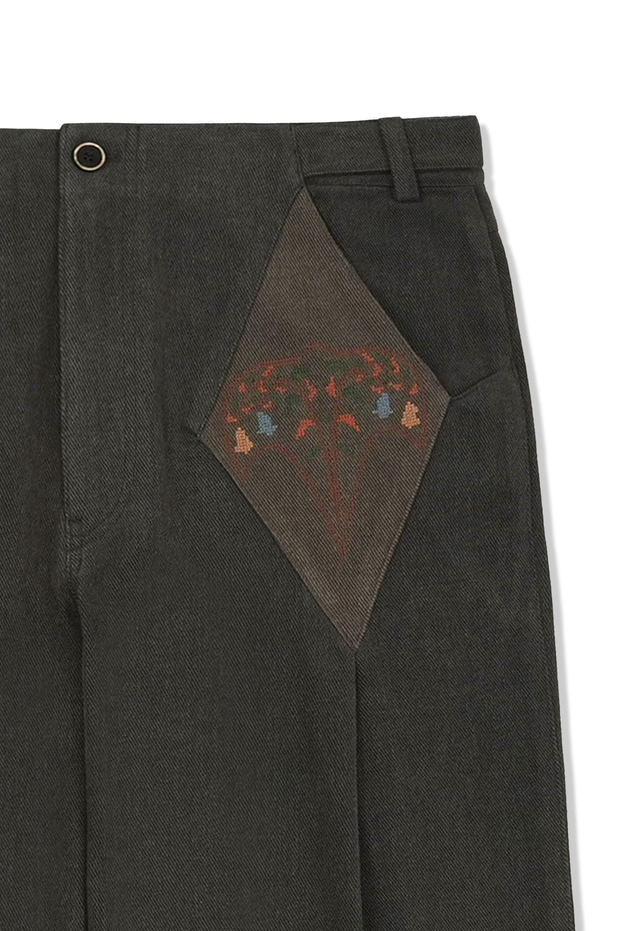 Ioedle - Kite Flying Tuck Pants (Charcoal) product image 5 | TRAB K-Fashion Australia