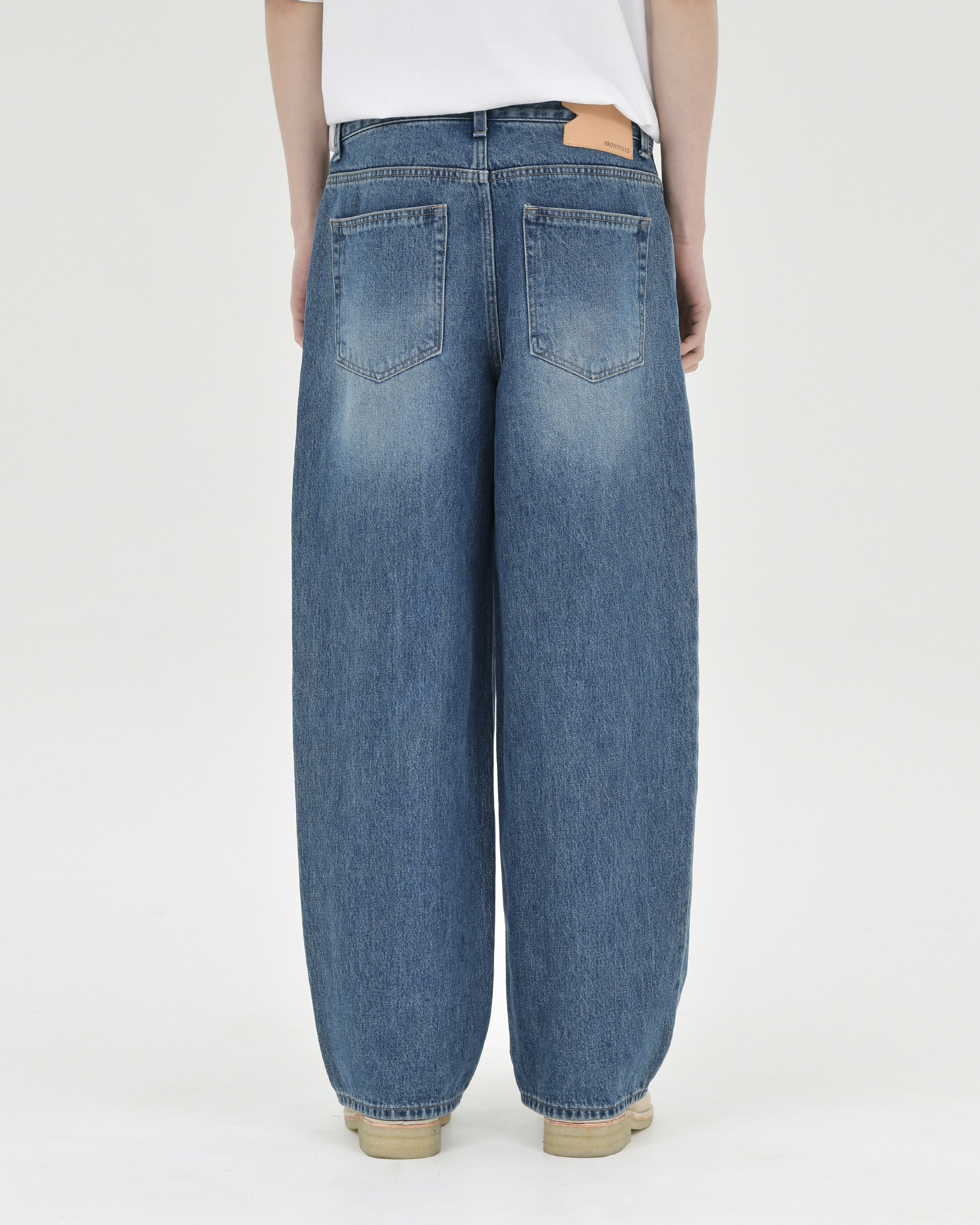 Brownyard - Wide Denim (Mid Blue) product image 2 | TRAB K-Fashion Australia
