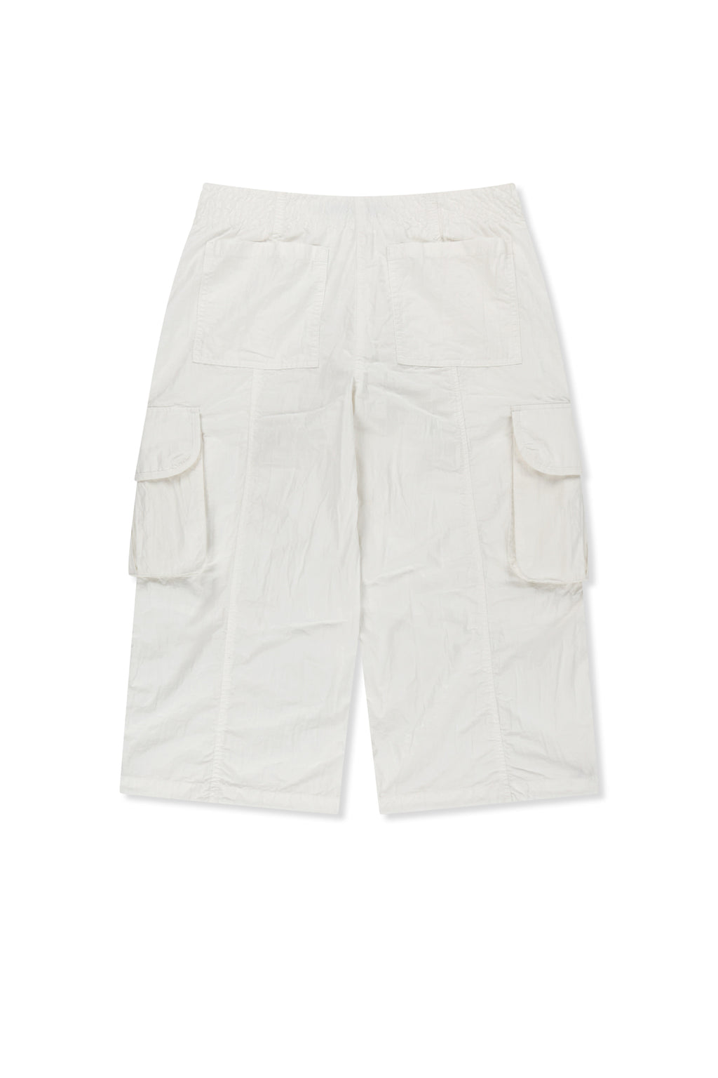 Matin Kim - Crinkle Capri Pants (White) product image 2 | TRAB K-Fashion Australia