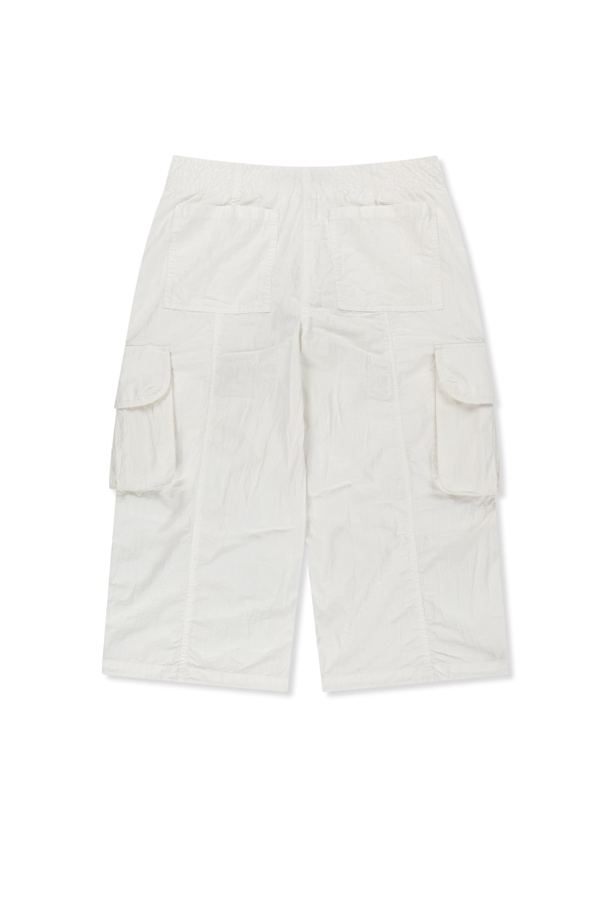 Matin Kim - Crinkle Capri Pants (White) product image 2 | TRAB K-Fashion Australia
