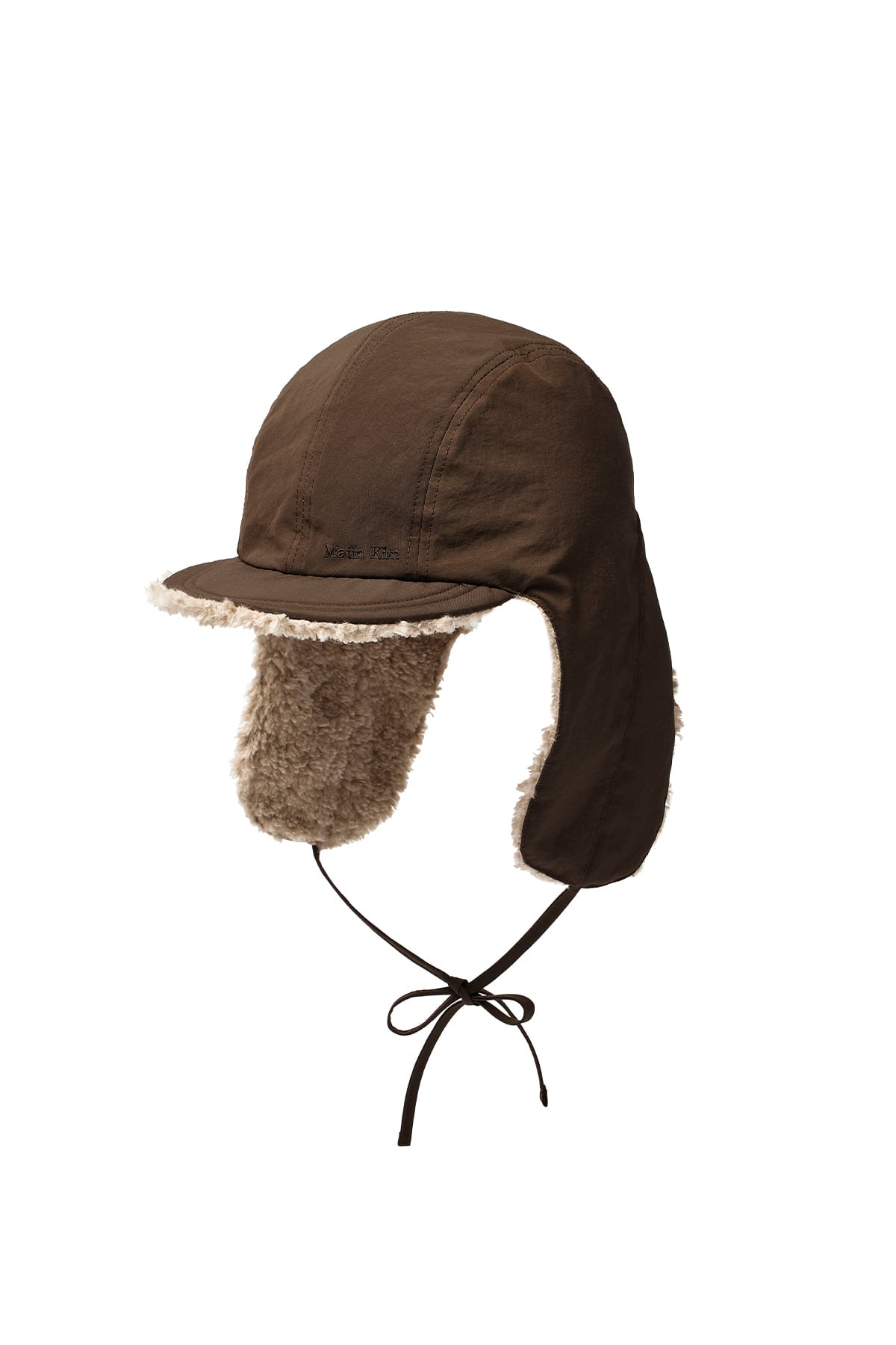 Matin Kim - Matin Reversible Trooper Hat (Brown) product image 1 | TRAB K-Fashion Australia