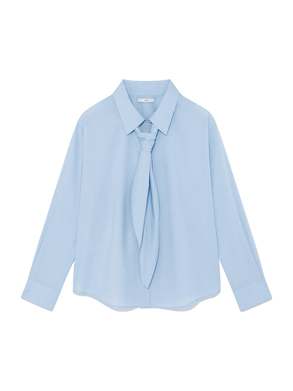 Kijun - Scarf Oversized Shirt (Blue) product image 7 | TRAB K-Fashion Australia