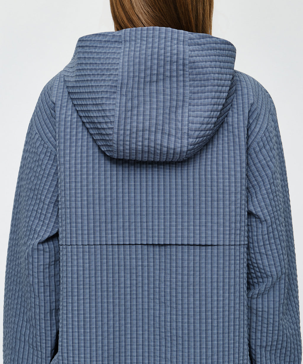 Marithe & Francois Girbaud - Outpocket Hooded Wind Jacket (Blue) product image 4 | TRAB K-Fashion Australia