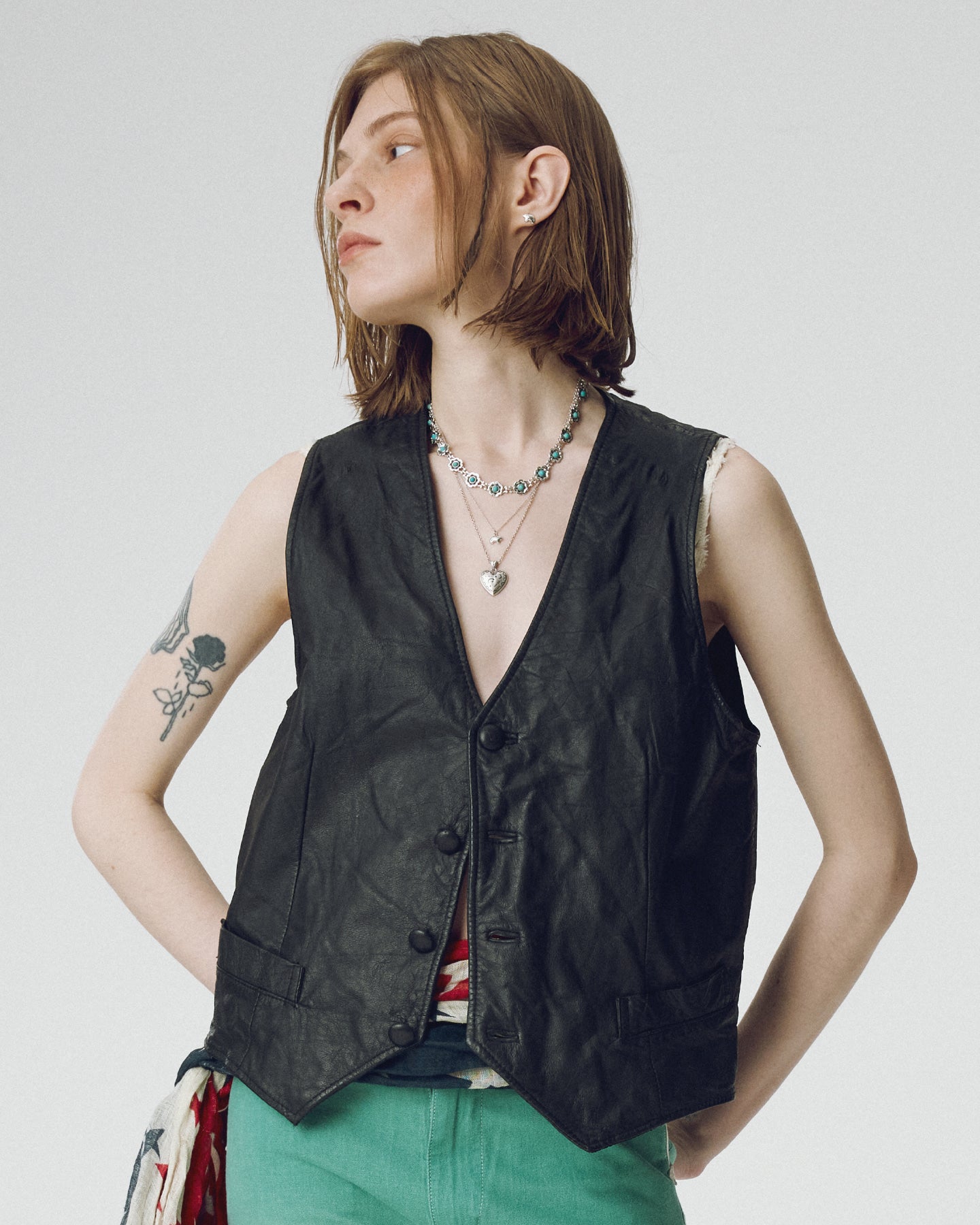 Numbering - Western Flower Link Necklace #8770 product image 2 | TRAB K-Fashion Australia