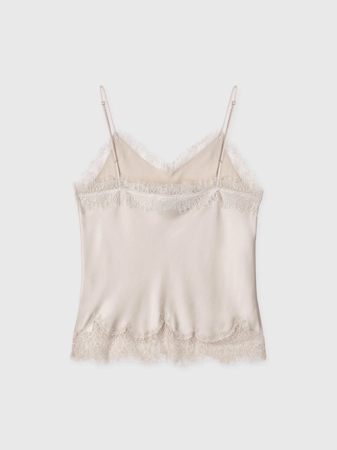 Tonywack - Satin Lace Camisole (Beige) product image 12 | TRAB K-Fashion Australia