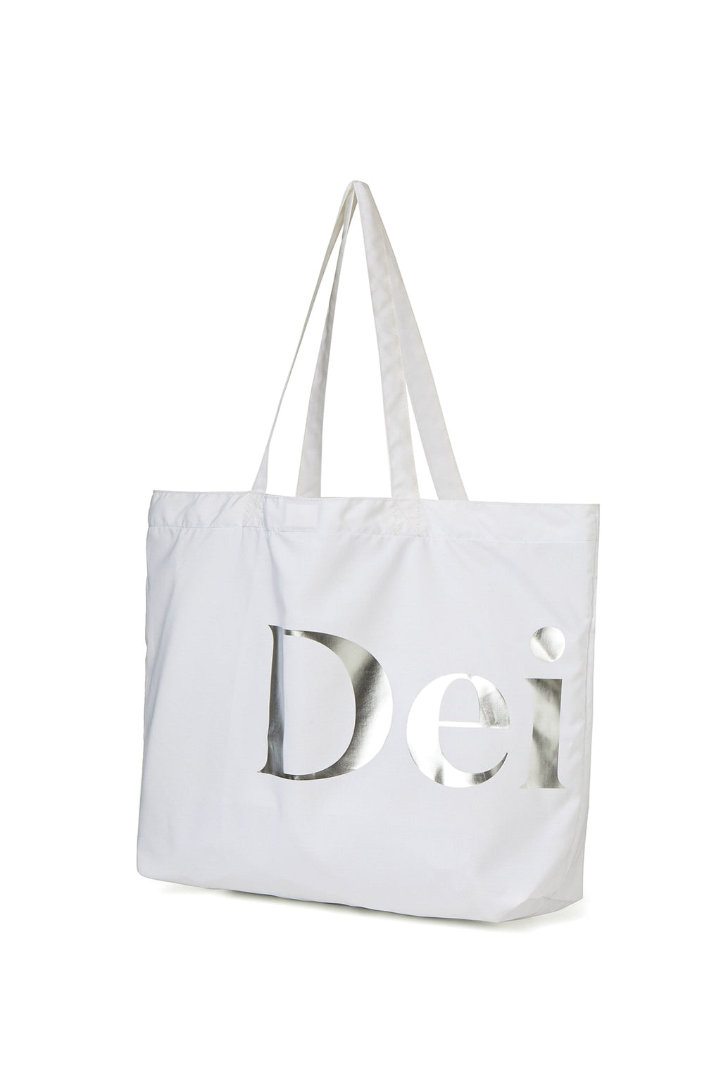 Deinet - Point Logo Shoulder Big Bag (White) product image 10 | TRAB K-Fashion Australia