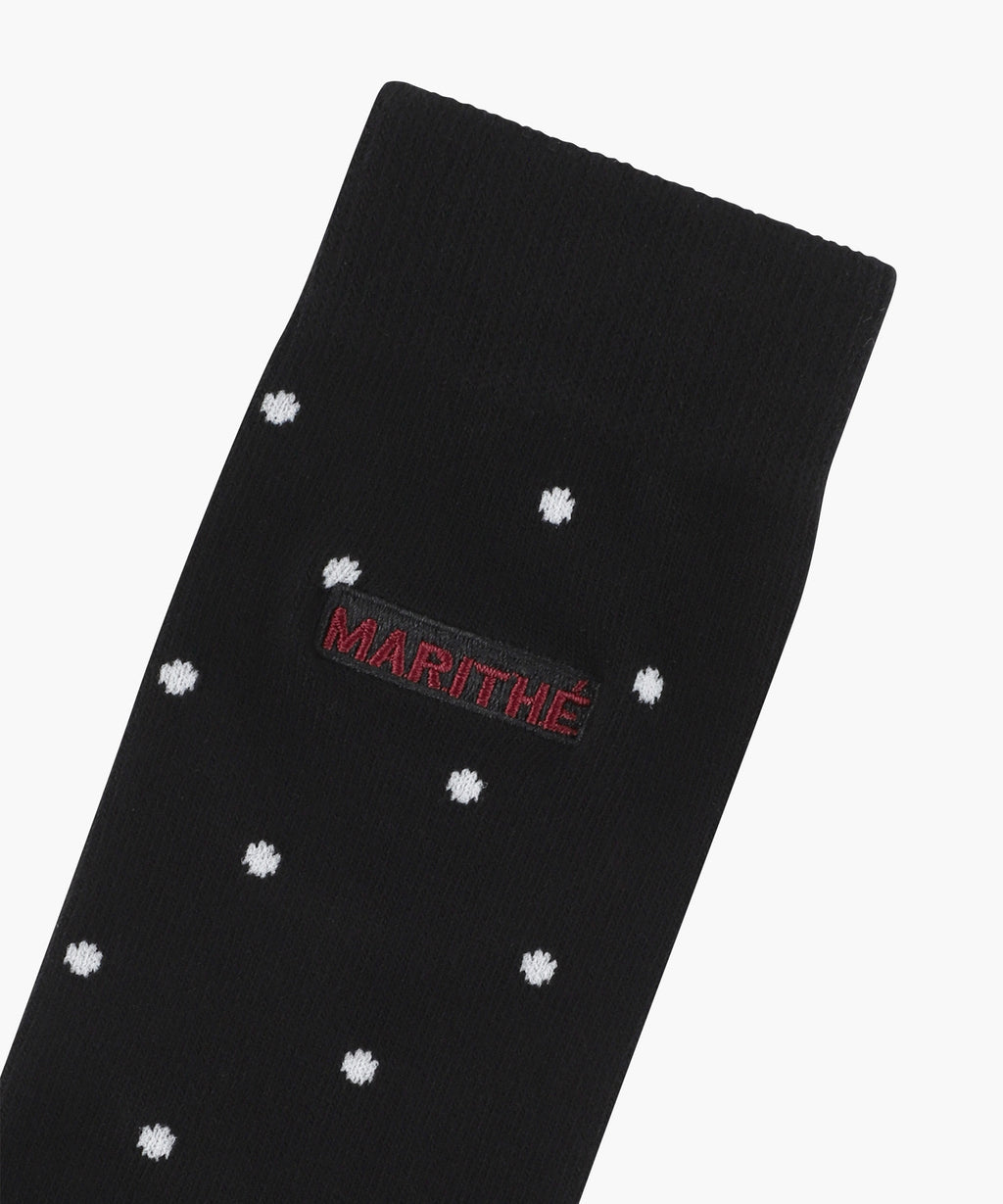 Marithe & Francois Girbaud - Mini Polka Dot Socks (Black) product image 2 | TRAB K-Fashion Australia
