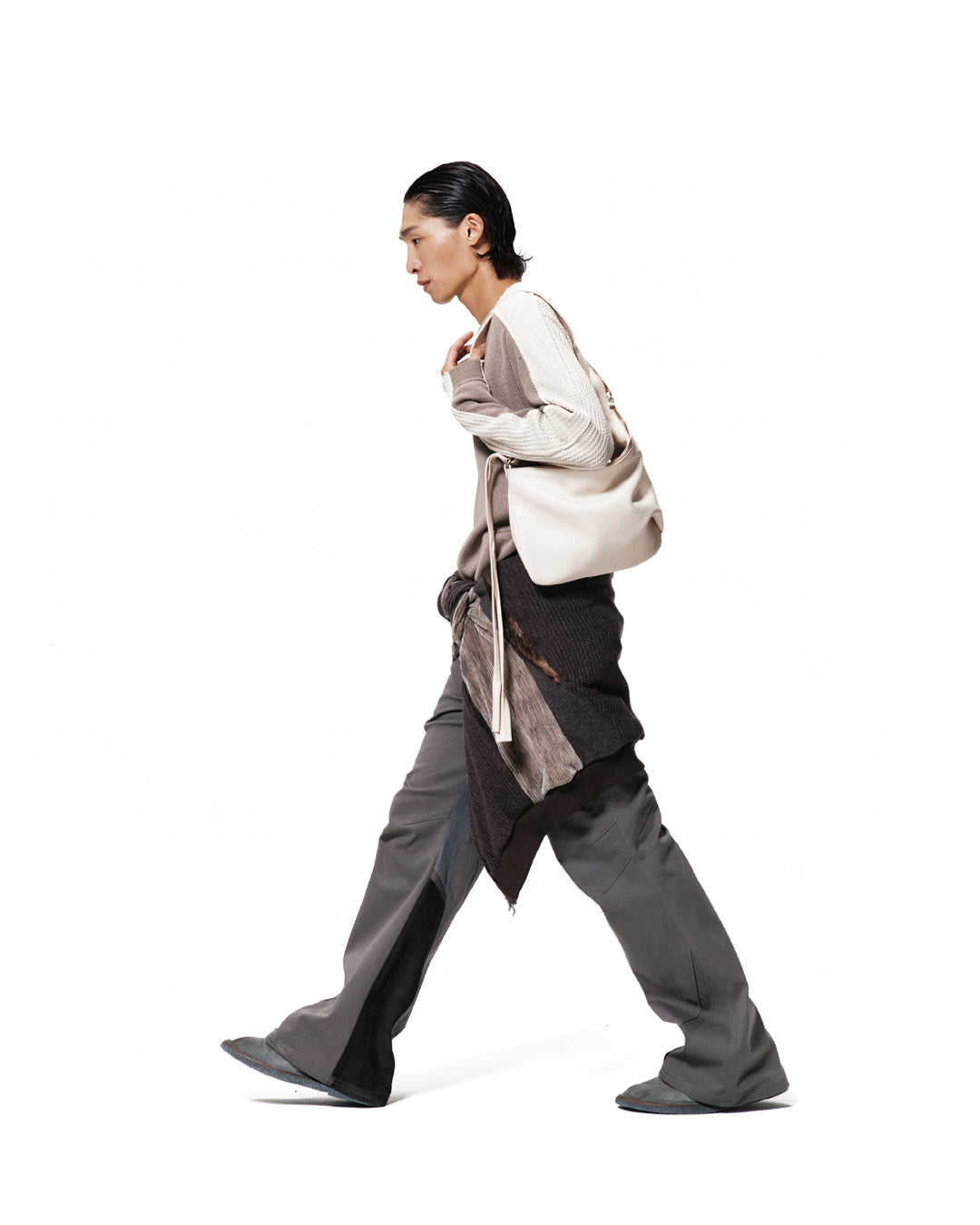 XLIM - Ep.8 01 Knit (Dusty Grey / Light Brown) product image 13 | TRAB K-Fashion Australia