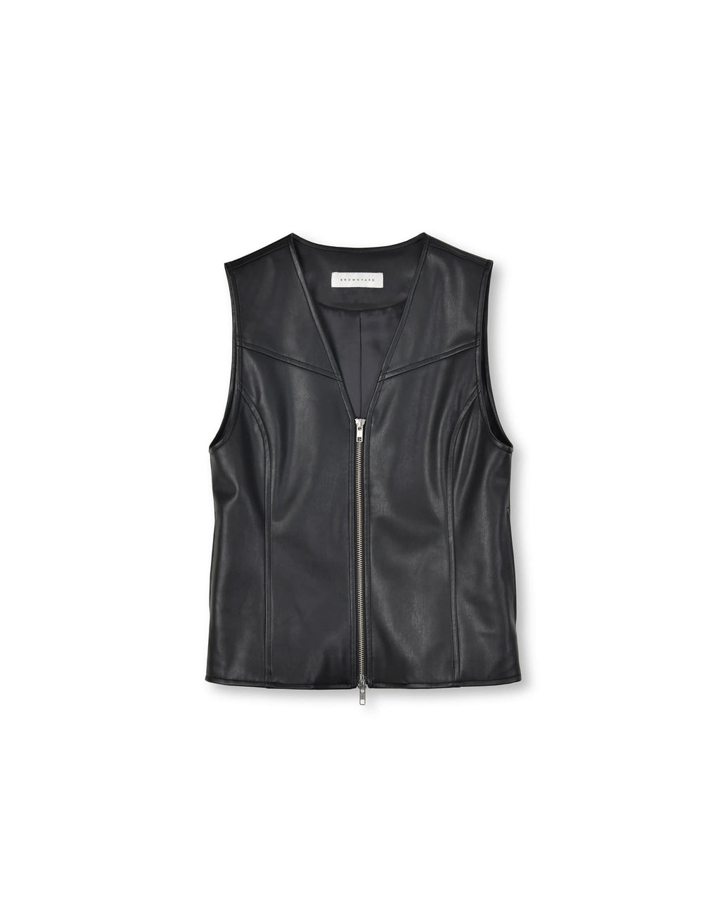 Brownyard - Eco Leather Western Vest (Black) product image 1 | TRAB K-Fashion Australia