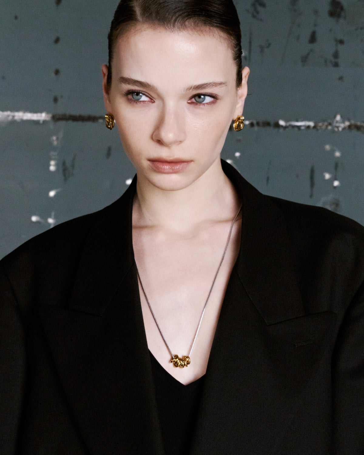 Numbering - Multi Coil Pendant Long Necklace #6811 product image 4 | TRAB K-Fashion Australia