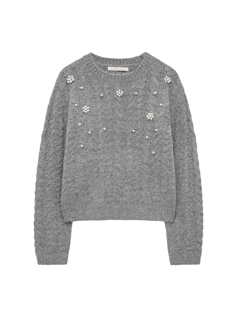 Margarin Fingers - Pearl Point Pullover (Grey) product image 2 | TRAB K-Fashion Australia