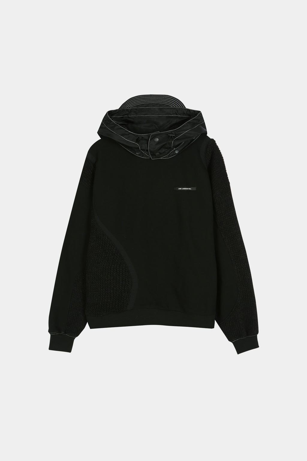 Andersson Bell - Detachable Balaclava Sweatshirt (Black) product image 8 | TRAB K-Fashion Australia