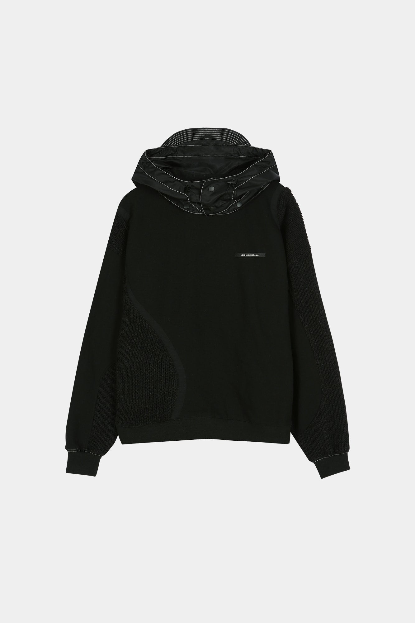 Andersson Bell - Detachable Balaclava Sweatshirt (Black) product image 8 | TRAB K-Fashion Australia