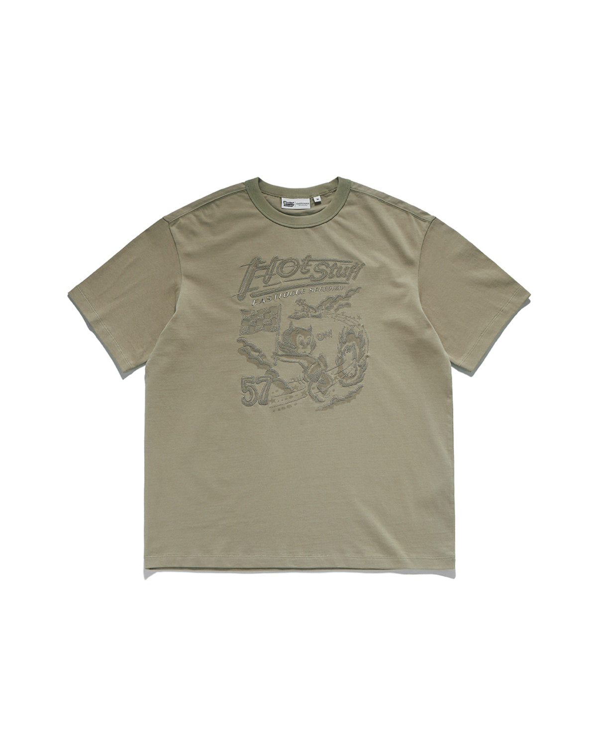 Eastlogue - Embroidery Comic T-shirts (Sand) product image 5 | TRAB K-Fashion Australia